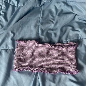 Purple tube top